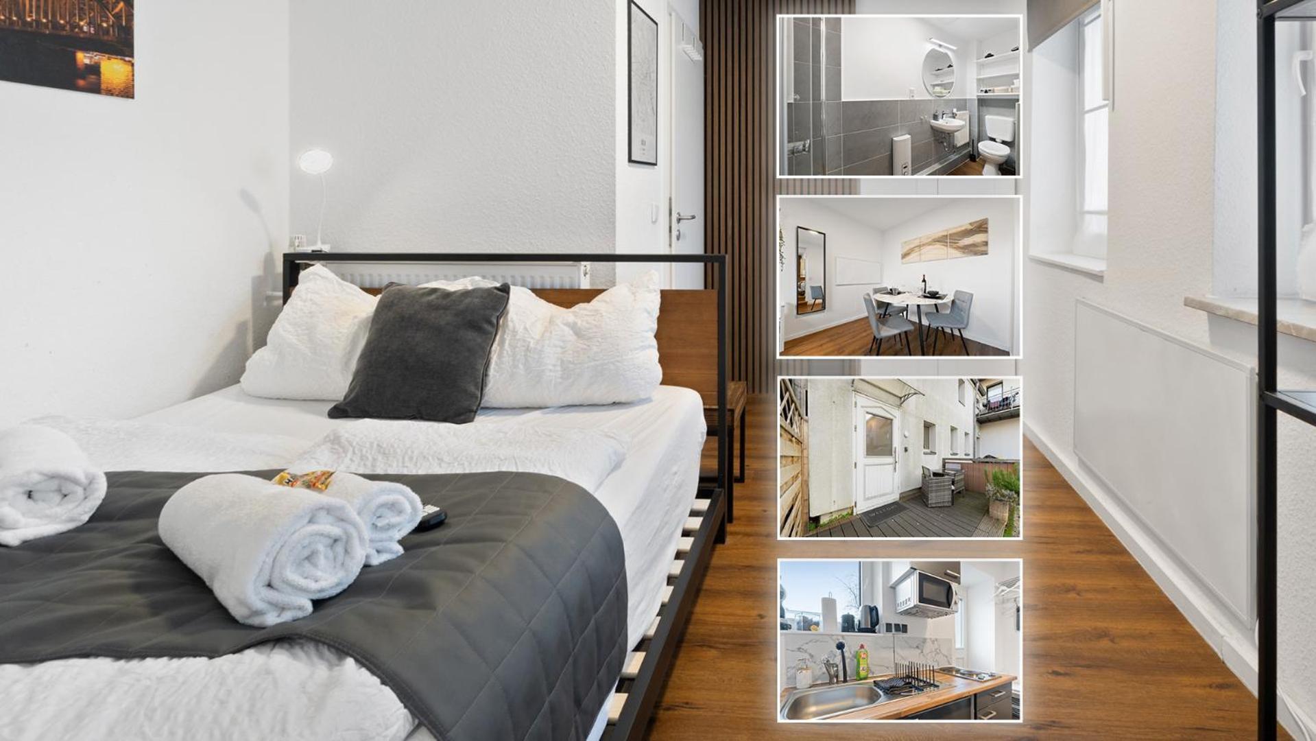 Modernes Apartement Am Rhein In Ruhiger Lage ケルン エクステリア 写真
